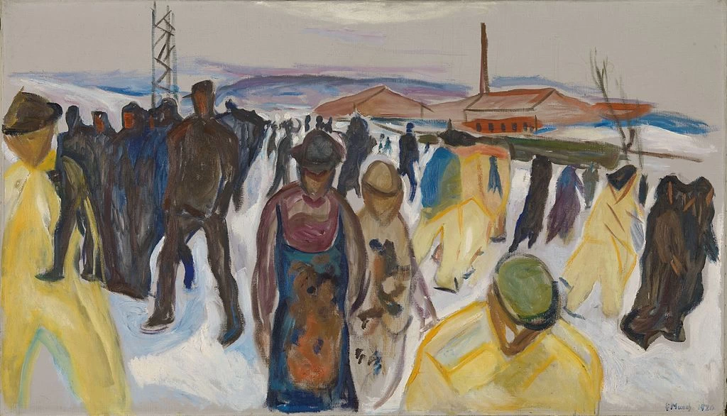 Lavoratori che tornano a casa - 1920